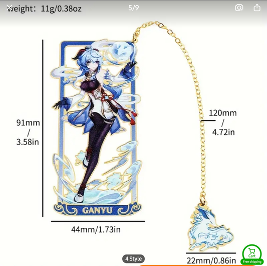 Bookmark Genshin Inspired - Characters