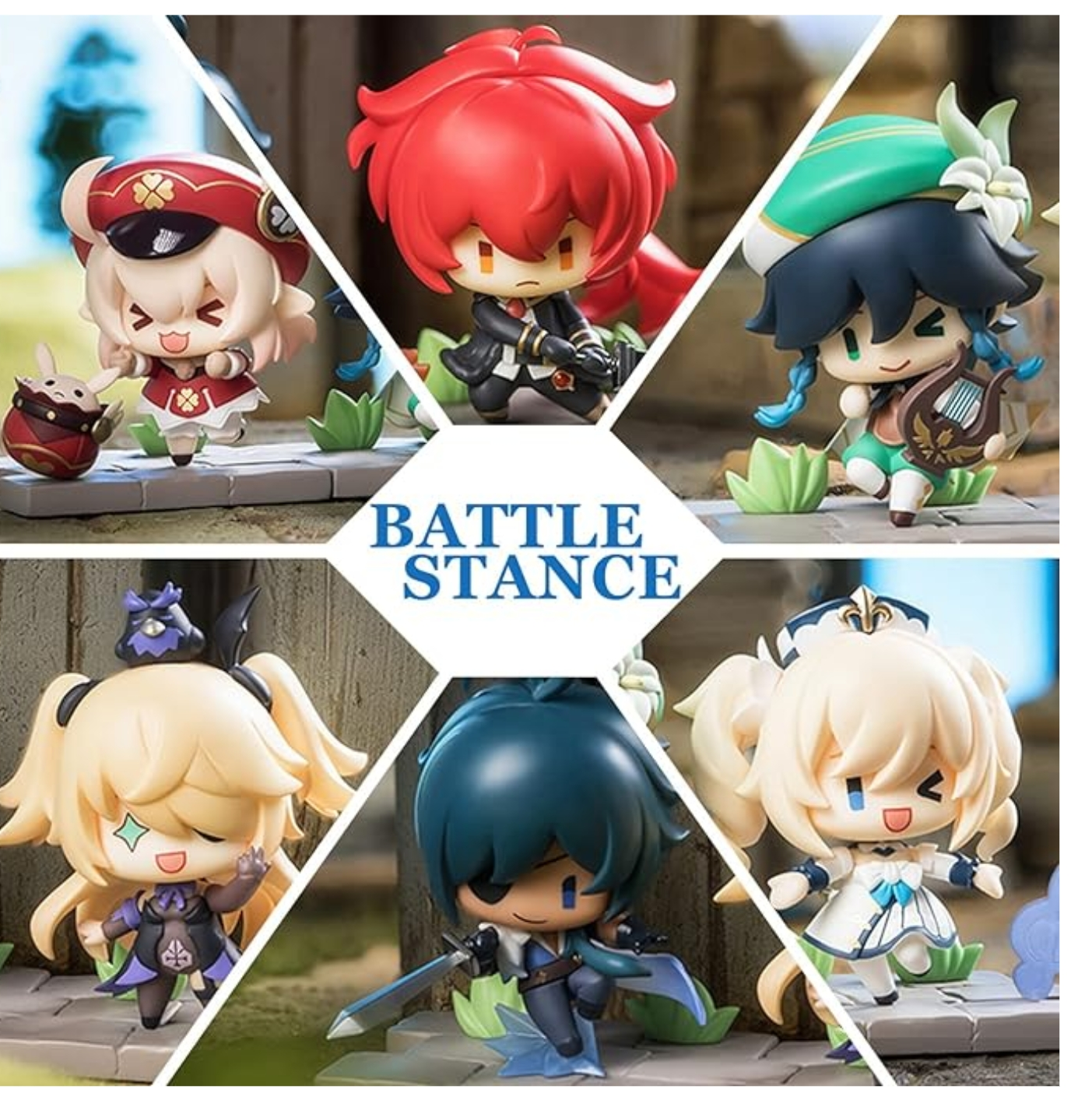 Collection Battle Heroes Genshin of Mondstadt Impact